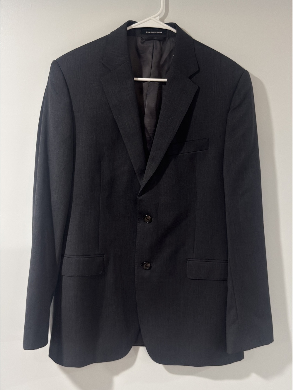 Lauren Ralph Lauren Men Suit Jacket Slim Fit Black 39R Wool